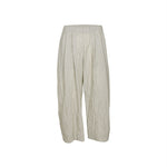 pantaloni  gamba larga con elastico 