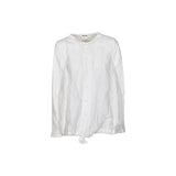 giacca girocollo con coulisse 