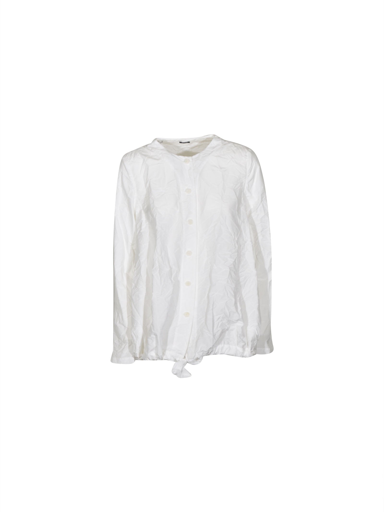 giacca girocollo con coulisse 
