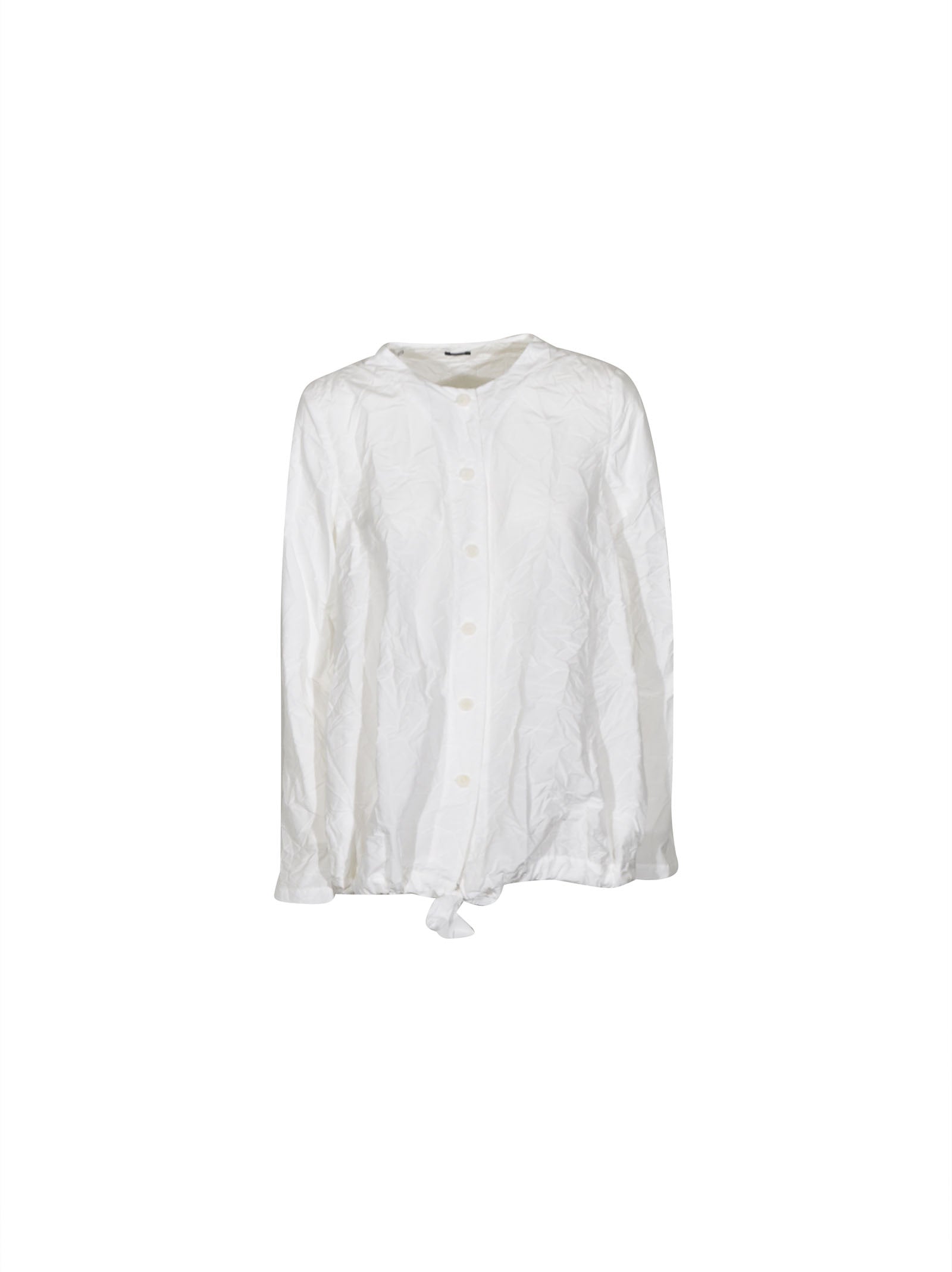giacca girocollo con coulisse 