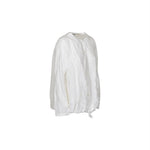 giacca girocollo con coulisse 