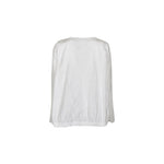 giacca girocollo con coulisse 