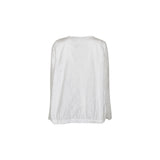 giacca girocollo con coulisse 