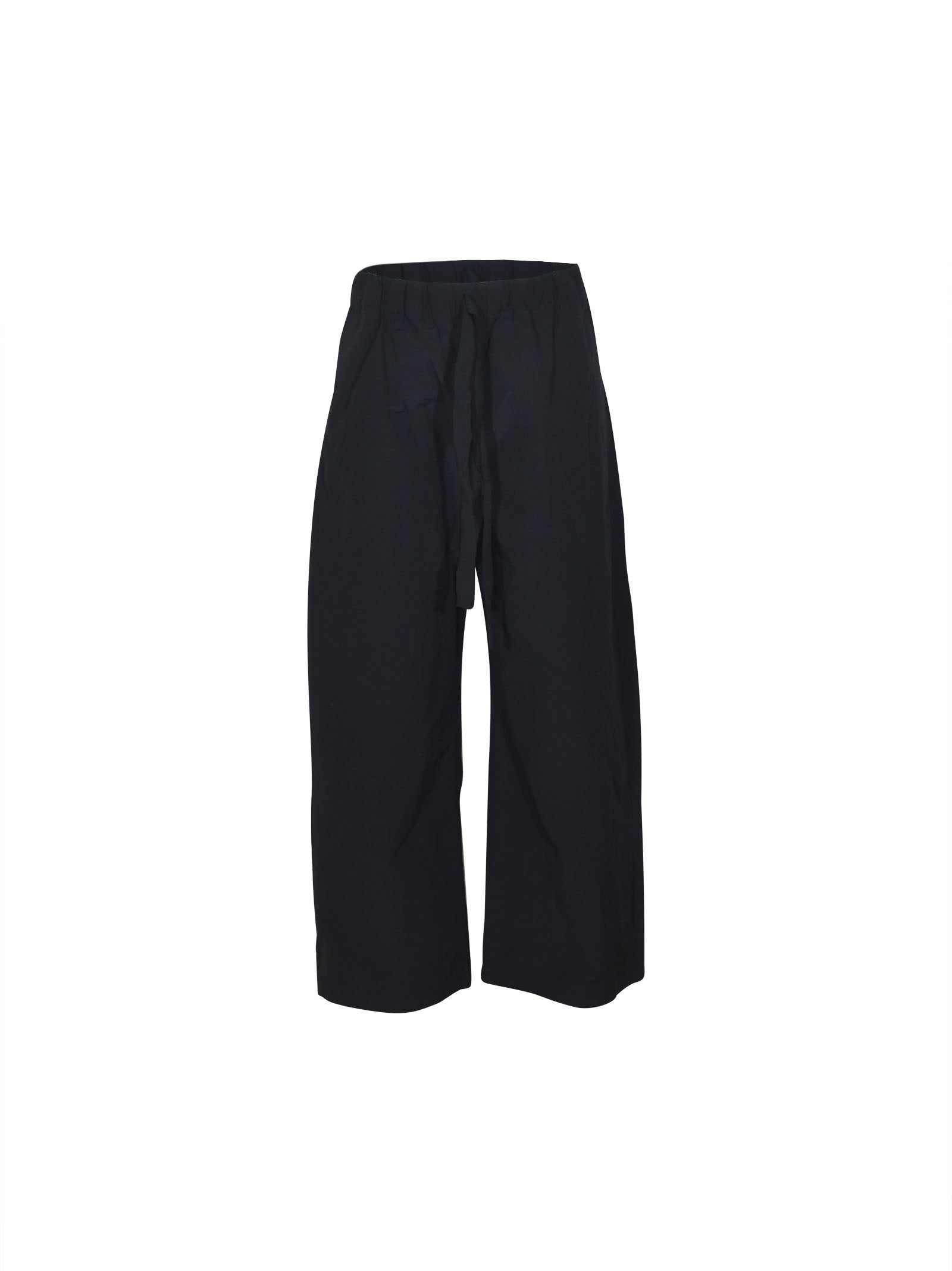 pantaloni gamba dritta coulisse vita 