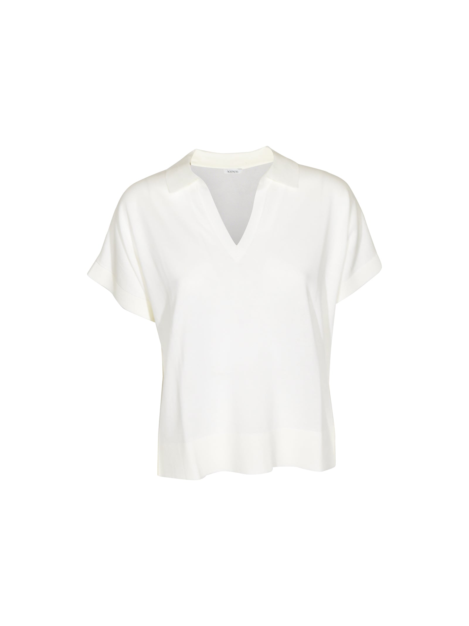 maglia m/m colletto scollo v 