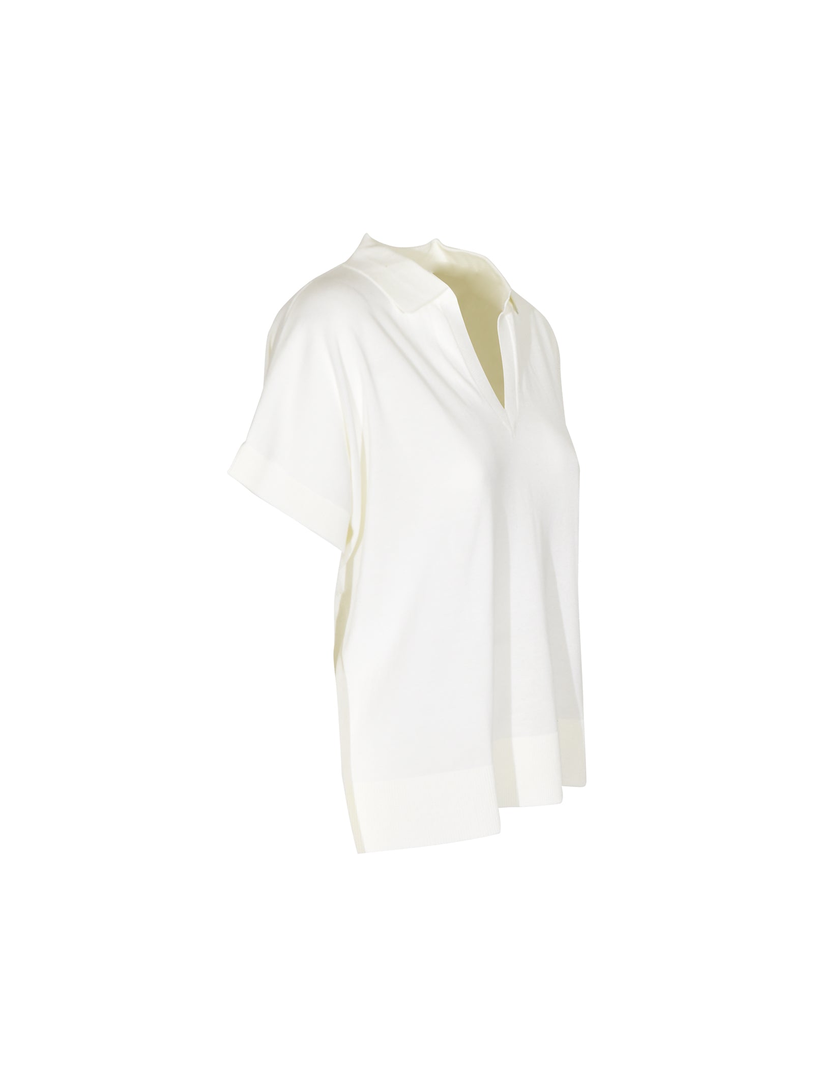 maglia m/m colletto scollo v 