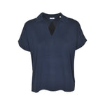maglia m/m colletto scollo v 