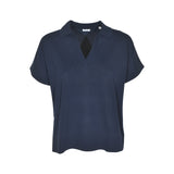 maglia m/m colletto scollo v 