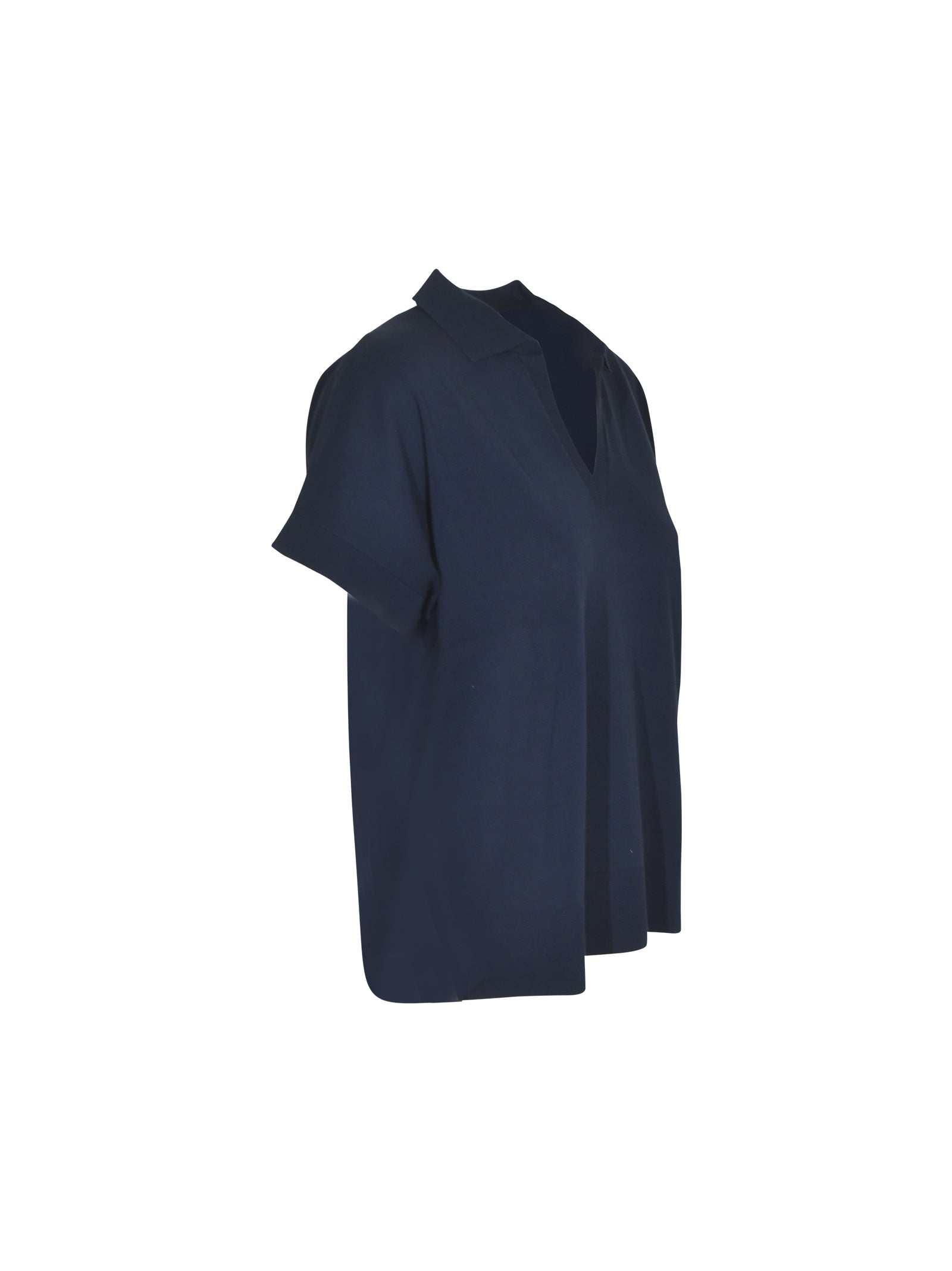 maglia m/m colletto scollo v 