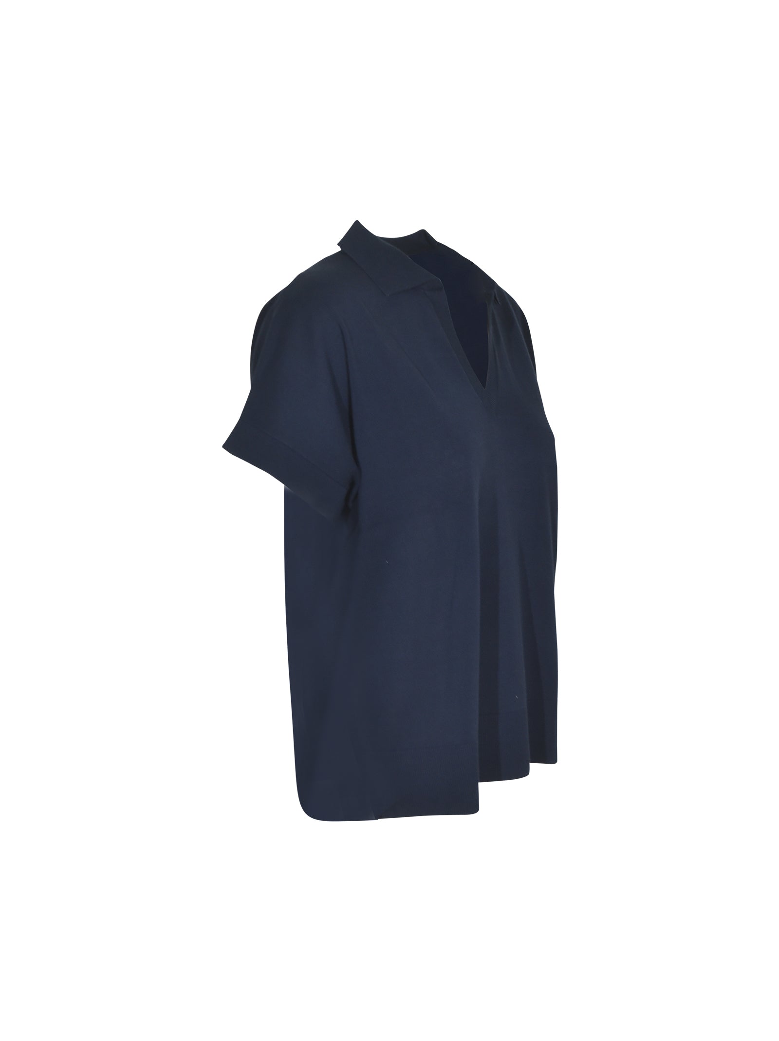 maglia m/m colletto scollo v 