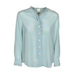 camicia rouches manica al polso 