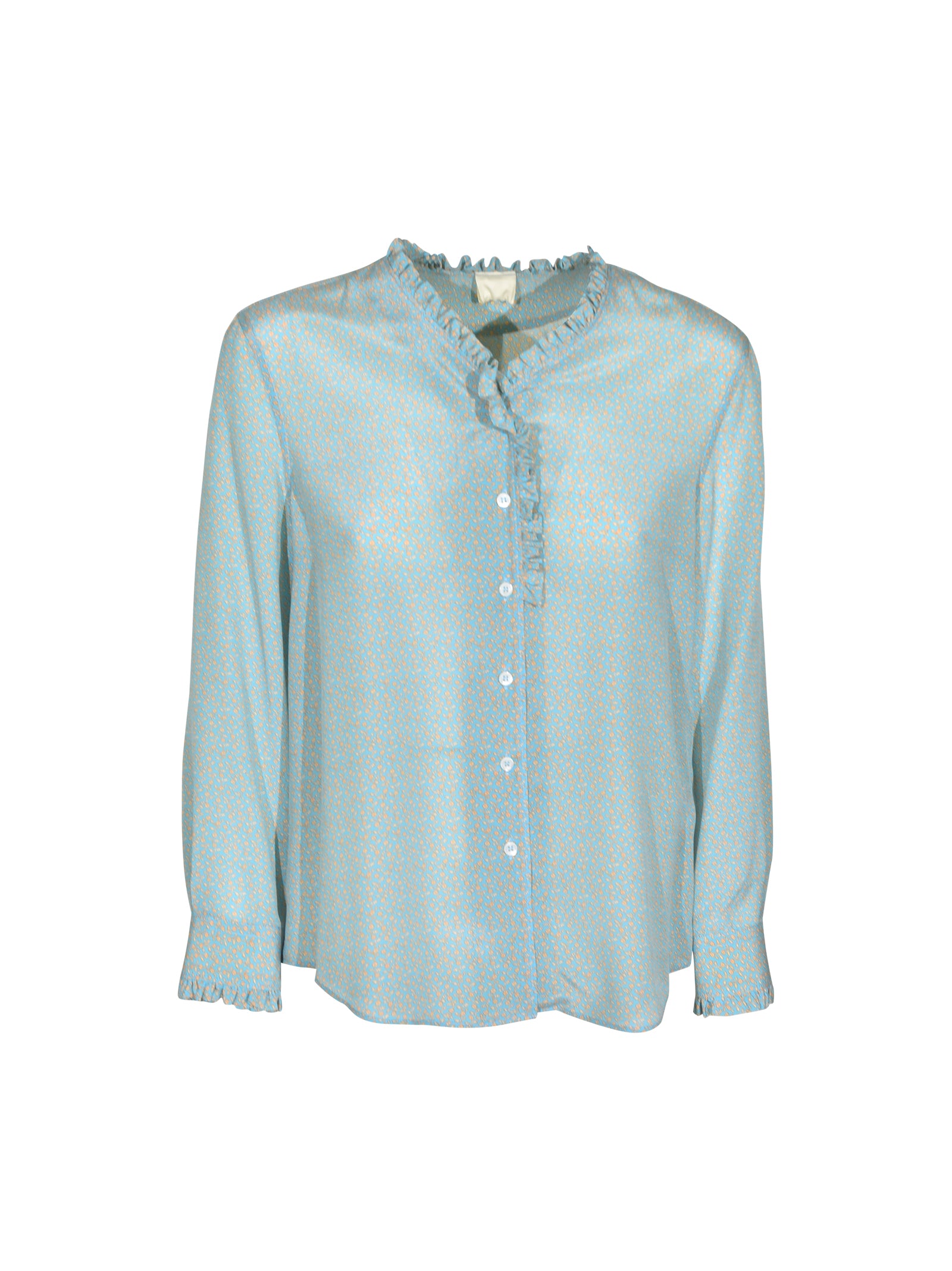 camicia rouches manica al polso 