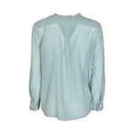 camicia rouches manica al polso 