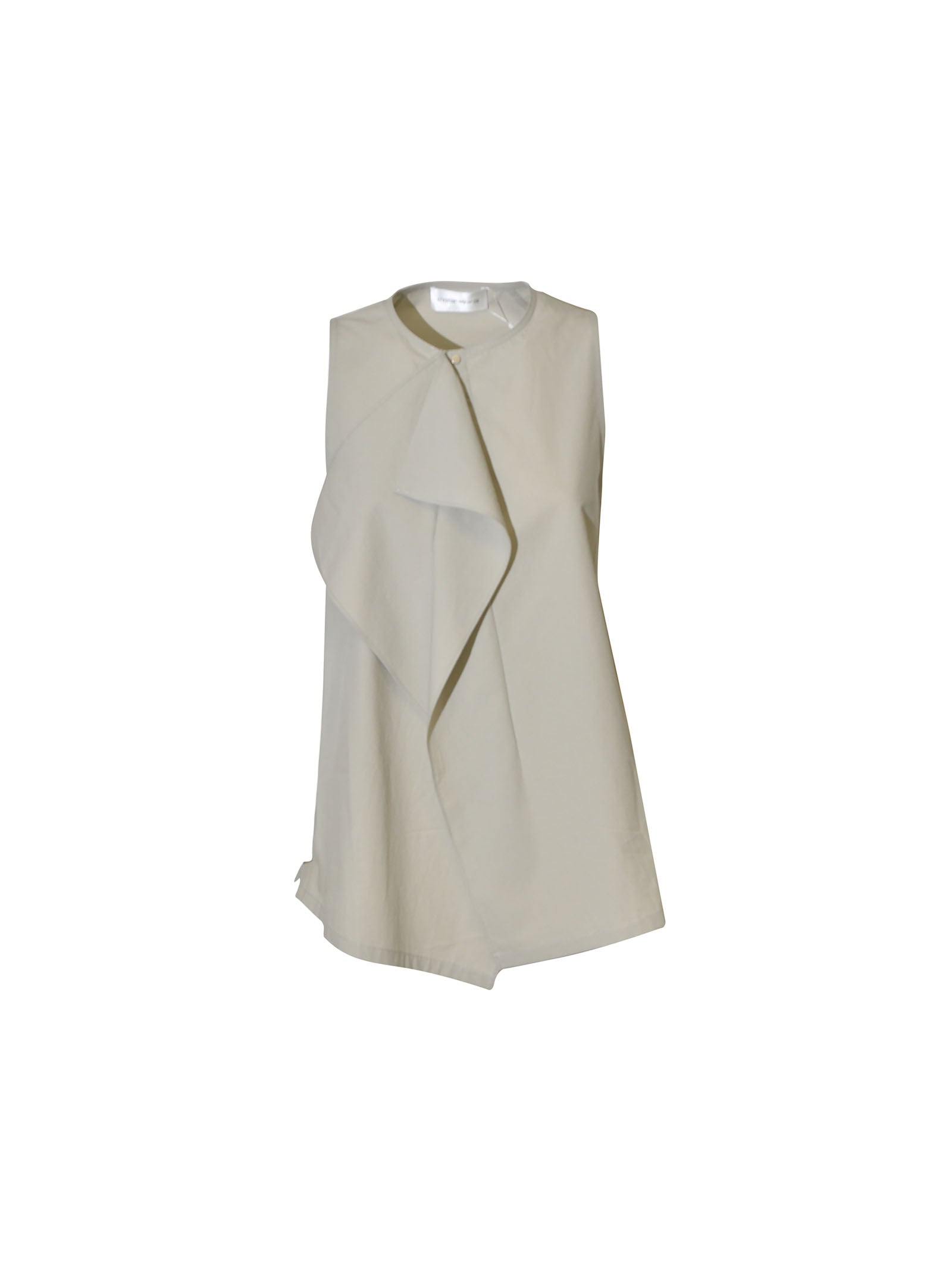 top smanicato drappeggio 