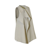 top smanicato drappeggio 