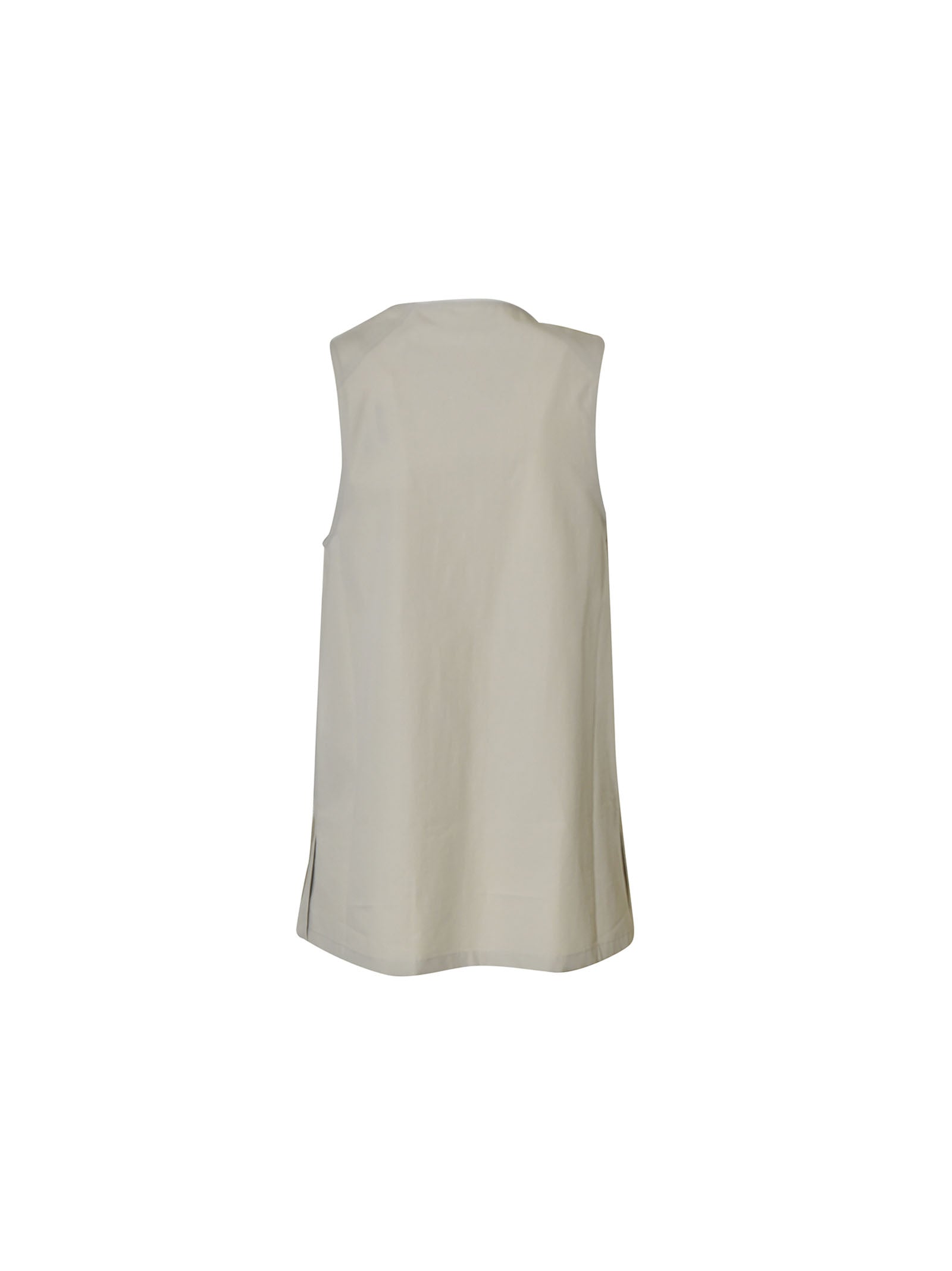 top smanicato drappeggio 