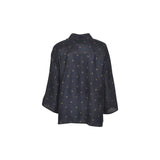 camicia manica tre quarti over 