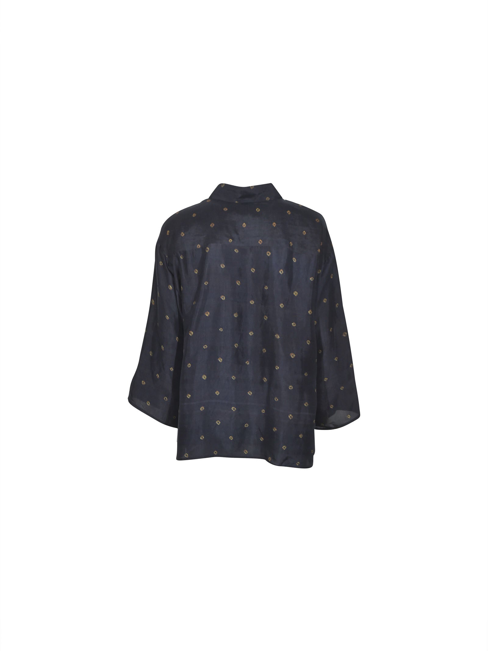 camicia manica tre quarti over 