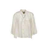 camicia manica tre quarti over 