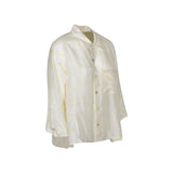 camicia manica tre quarti over 