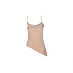top spalline sottili con pizzo 