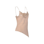 top spalline sottili con pizzo 