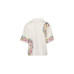 camicia m/m con ricamo 
