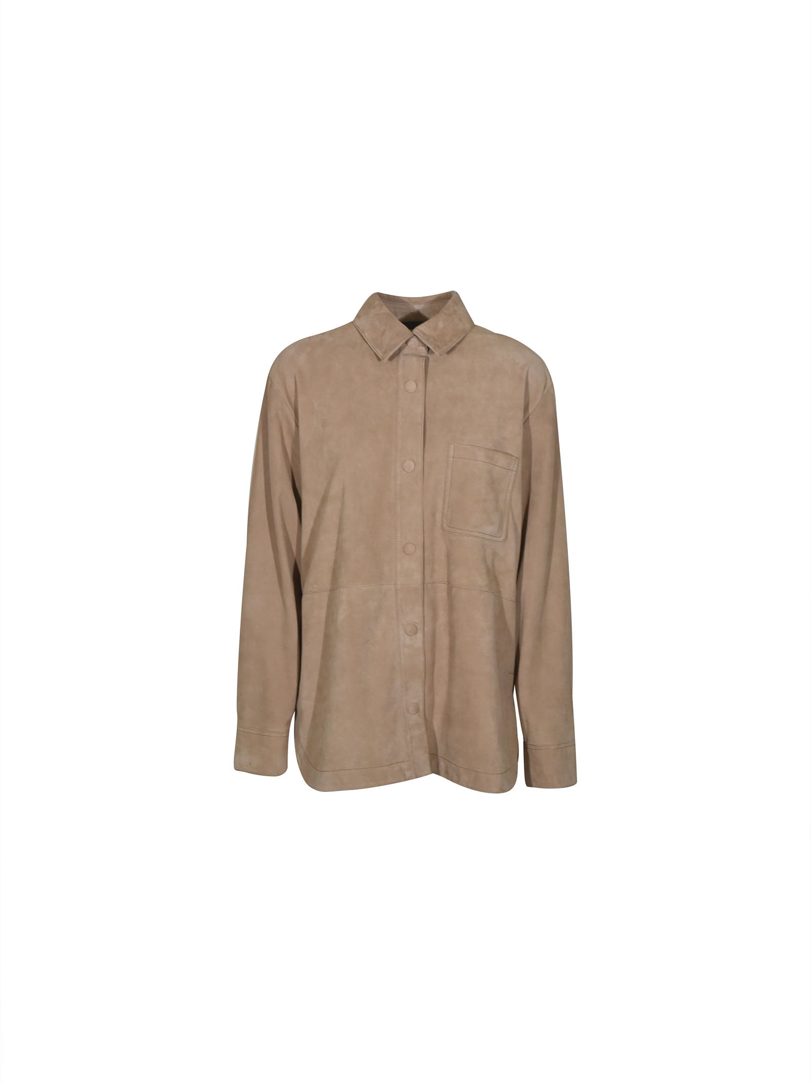 giacca collo camicia bottoni ricoperti 