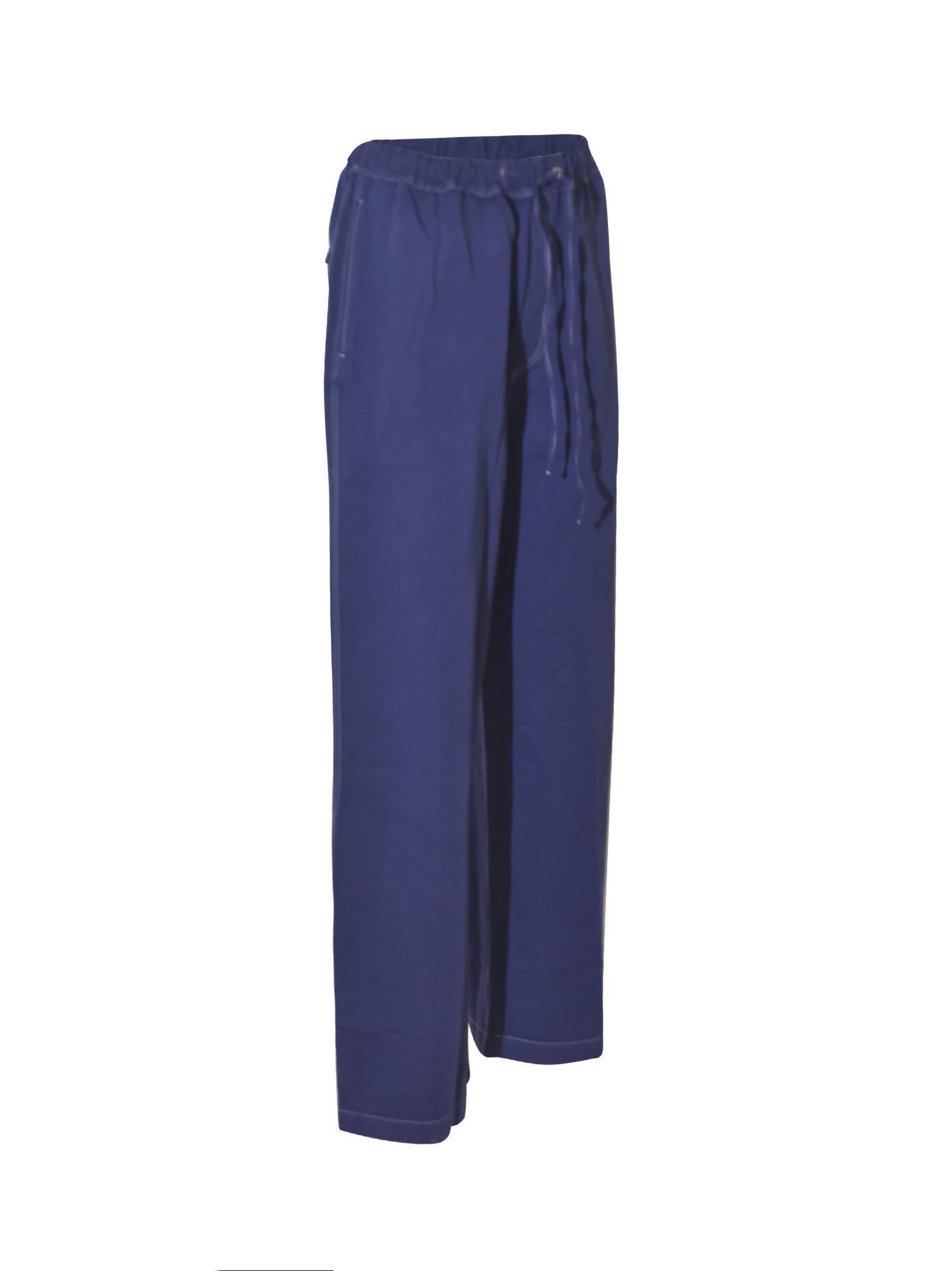 pantaloni elastico in vita con coulisse gamba dritta 