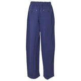 pantaloni elastico in vita con coulisse gamba dritta 