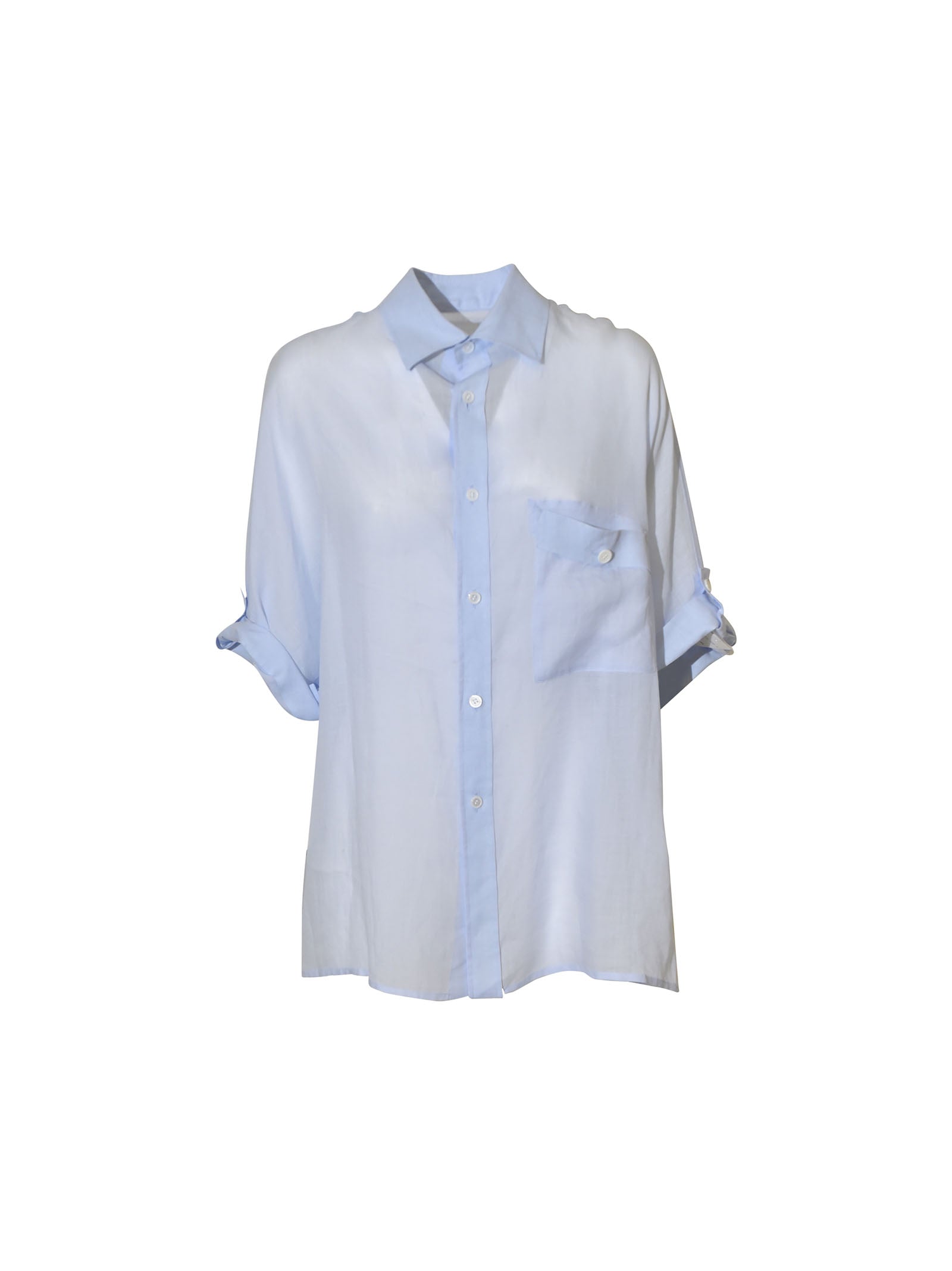 camicia m/m con taschino 