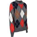 maglia girocollo losanghe 