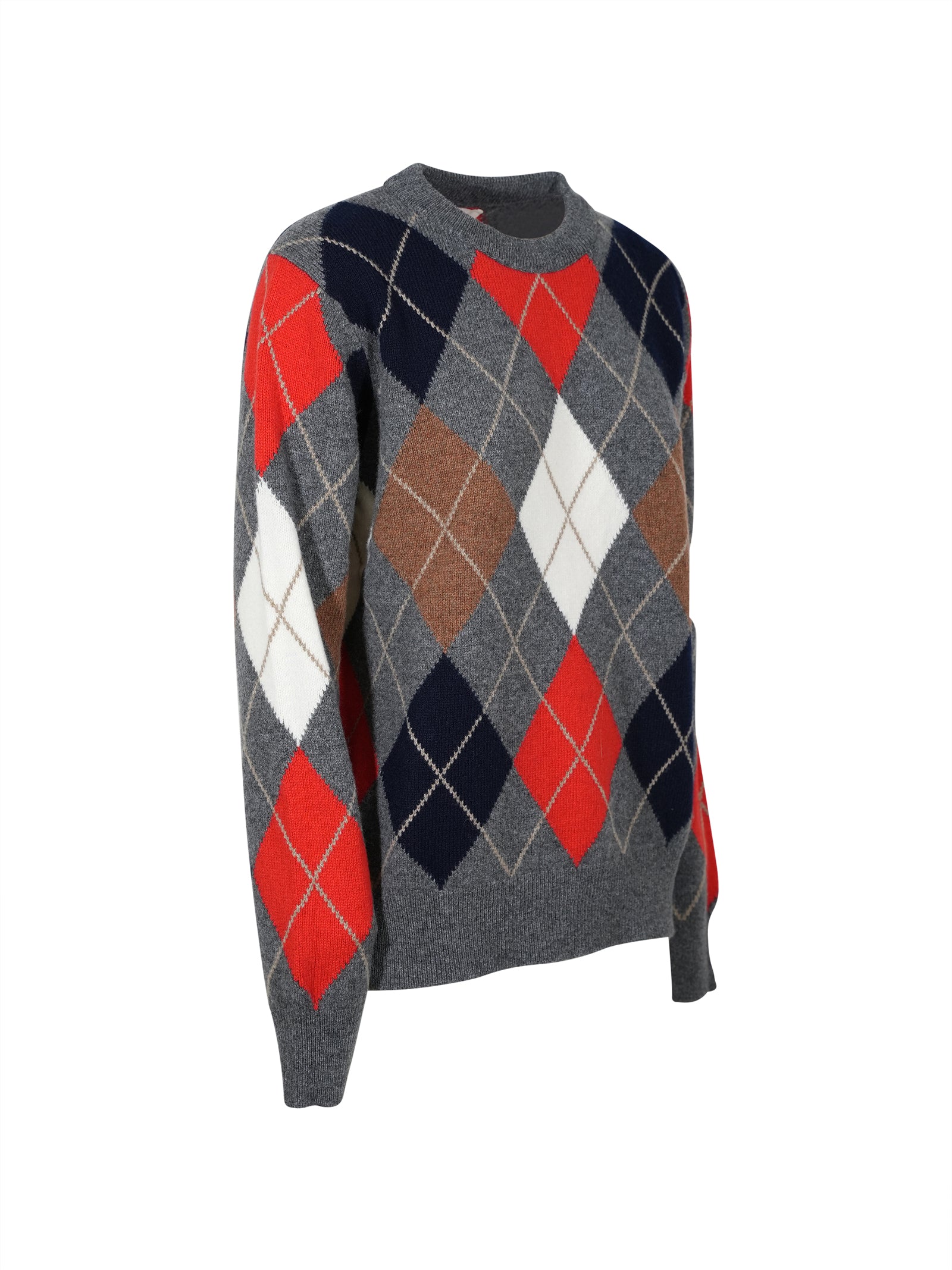 maglia girocollo losanghe 