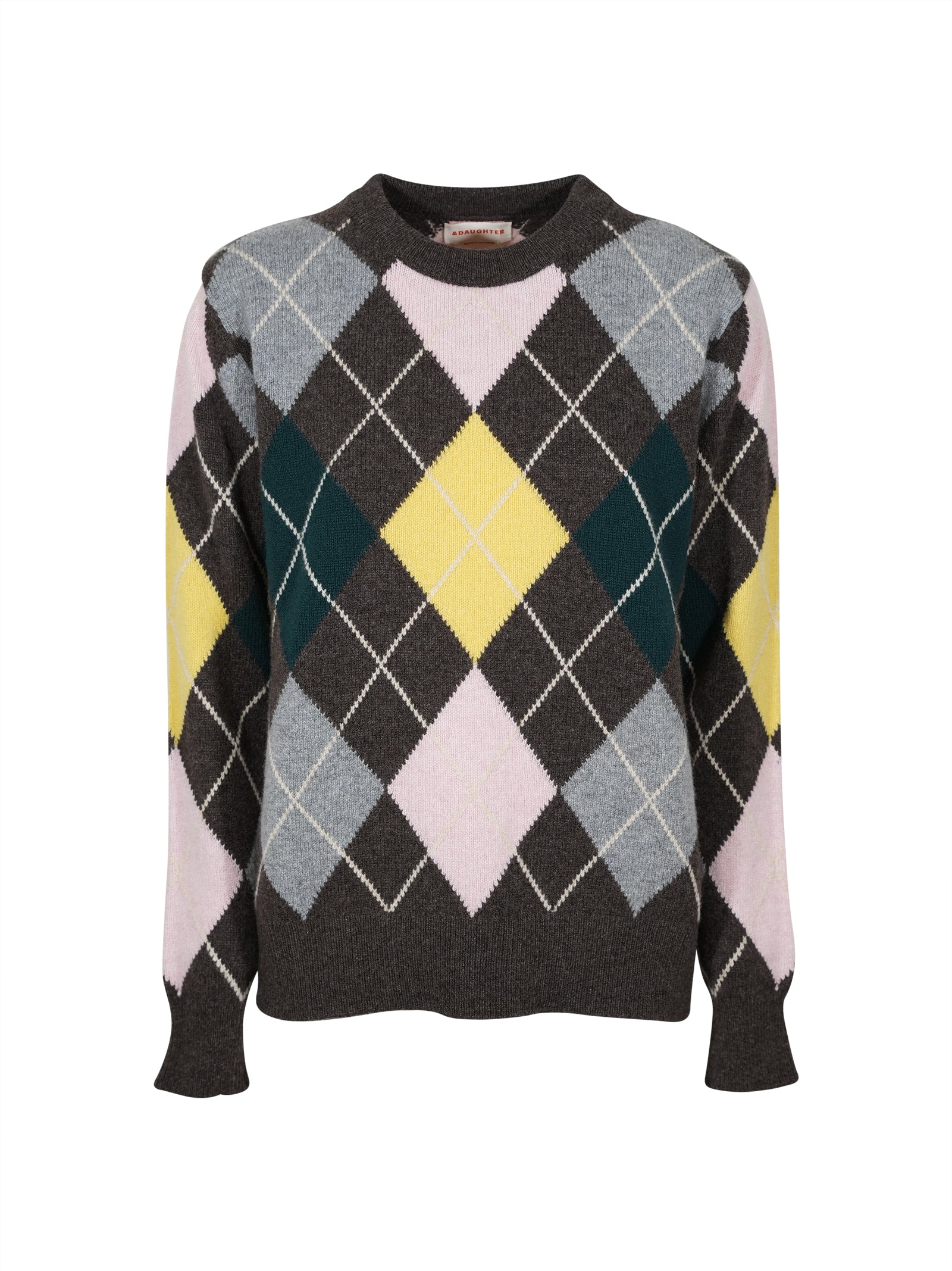 maglia girocollo losanghe 