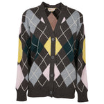 cardigan scollo v losanghe 