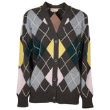 cardigan scollo v losanghe 