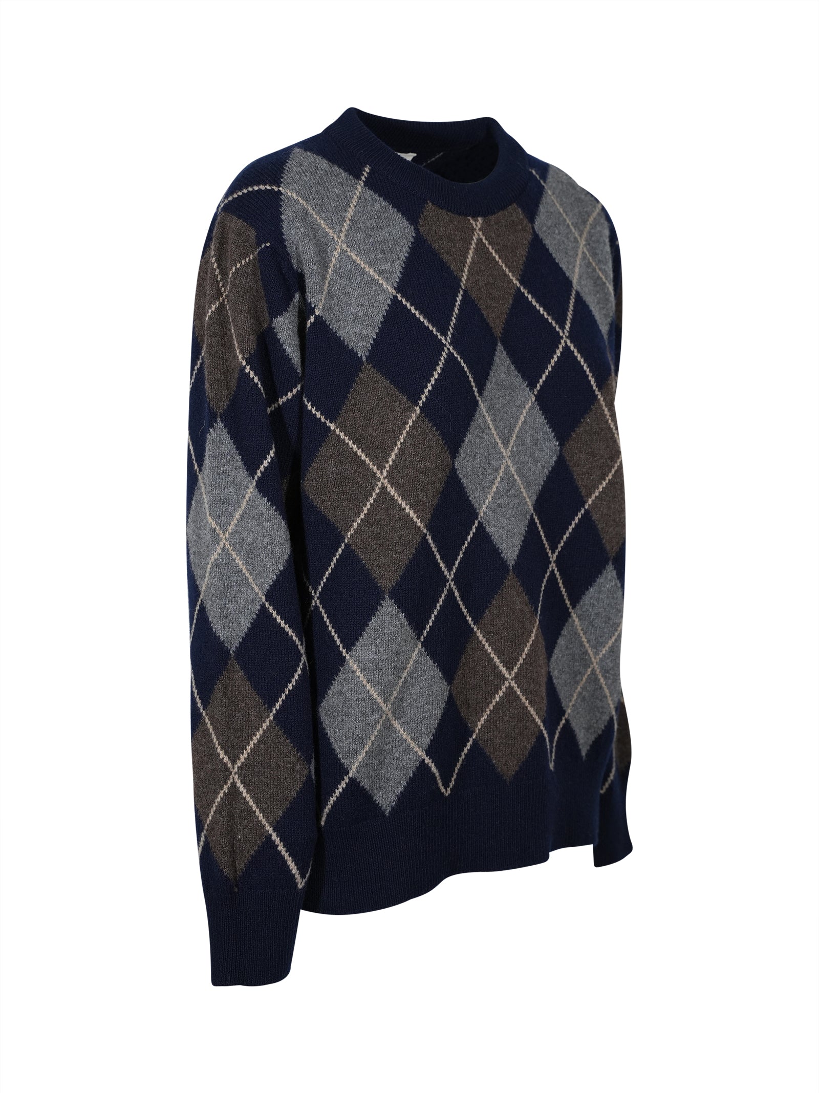 maglia girocollo losanghe 