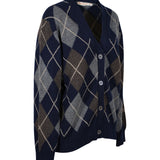 cardigan scollo v losanghe 