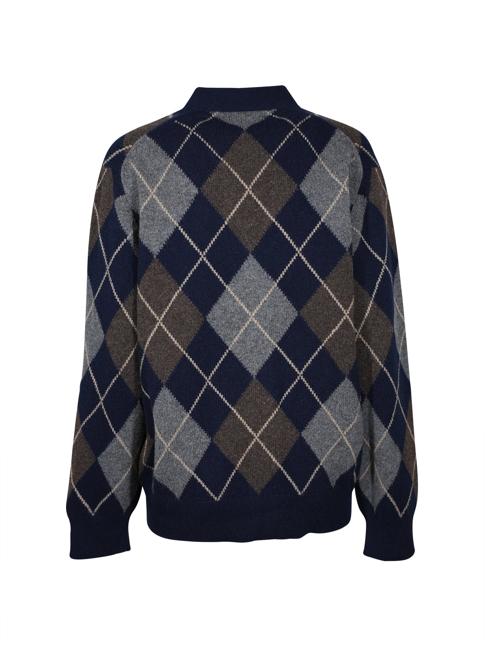 cardigan scollo v losanghe 