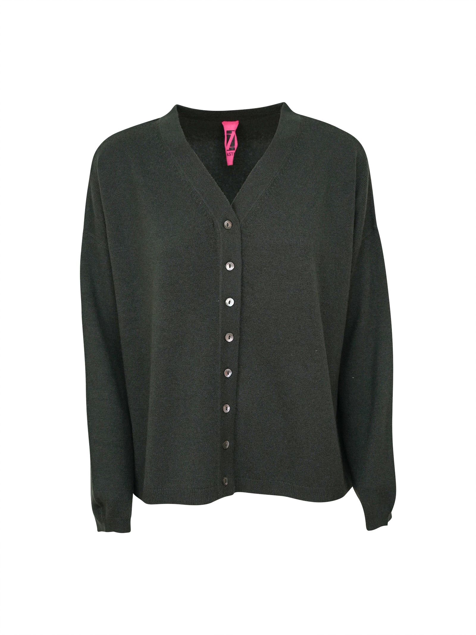 cardigan scatola scollo v 