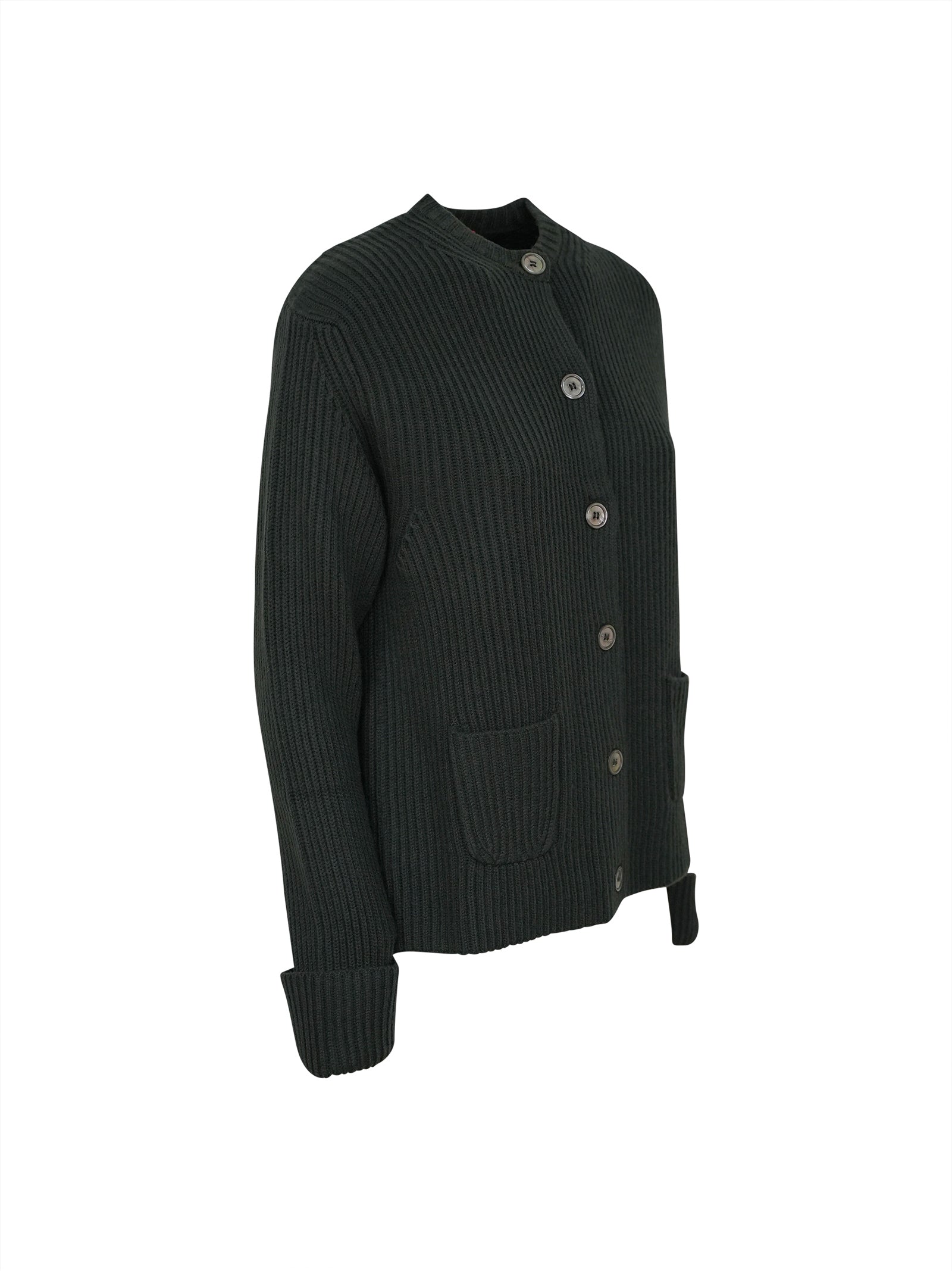 giacca girocollo costa inglese con tasche 