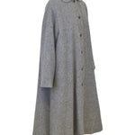 cappotto lungo collo rotondo 