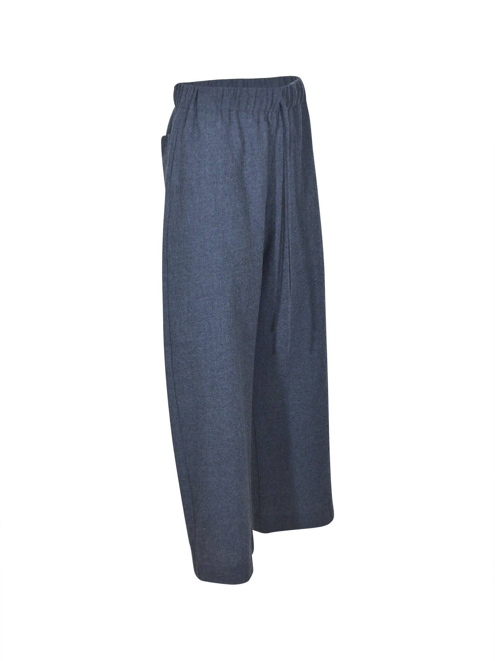 pantaloni gamba dritta coulisse vita 