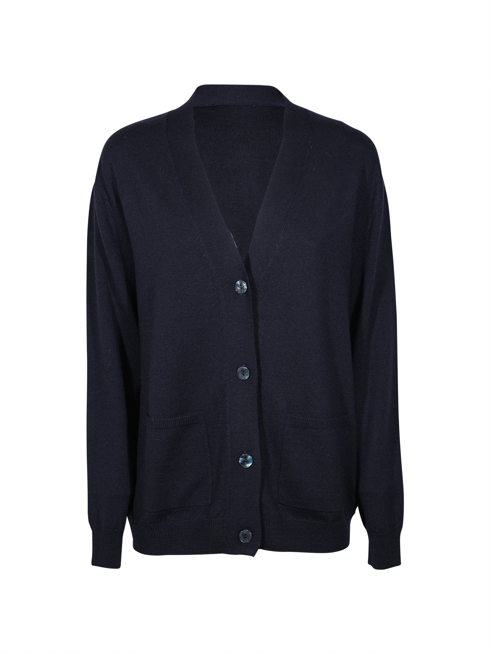 cardigan 4 bottoni collo a v 