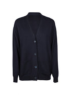 cardigan 4 bottoni collo a v