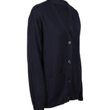 cardigan 4 bottoni collo a v 
