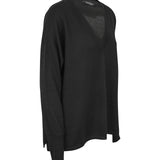 maglia collo a over spalla scesa 