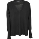 maglia collo a over spalla scesa 