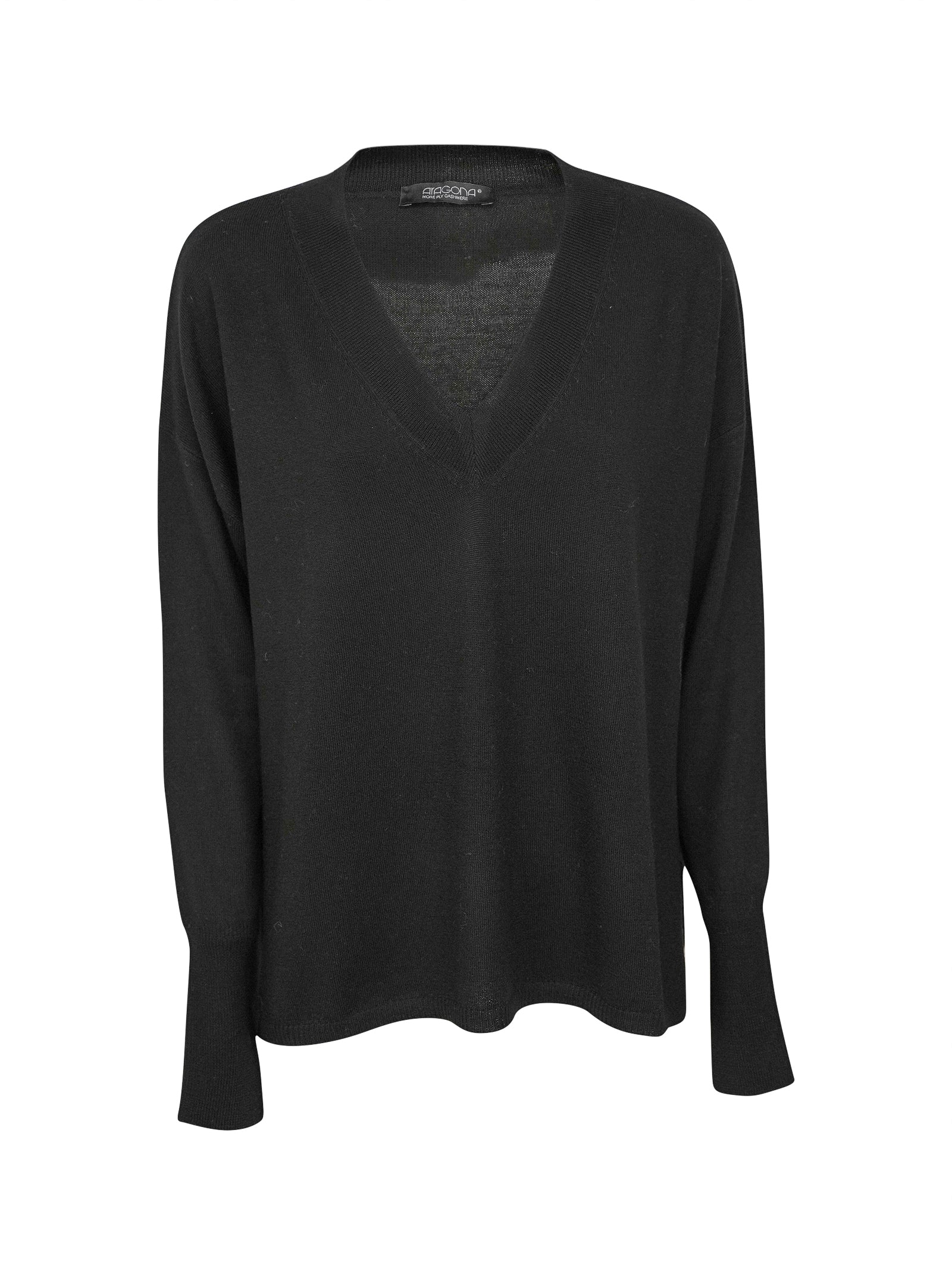 maglia collo a over spalla scesa 