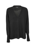 maglia collo a over spalla scesa